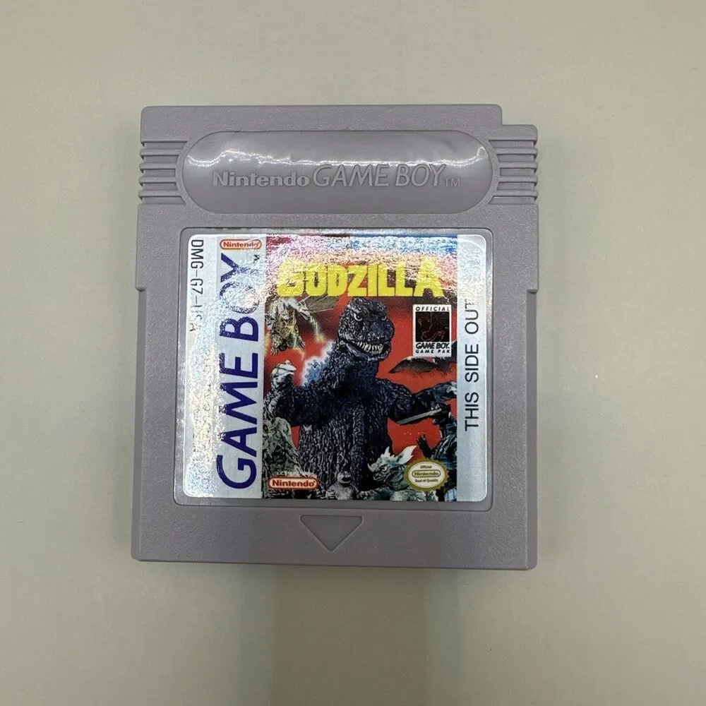 Godzilla Nintendo Game Boy GB 1990 Cartridge Manual Tested